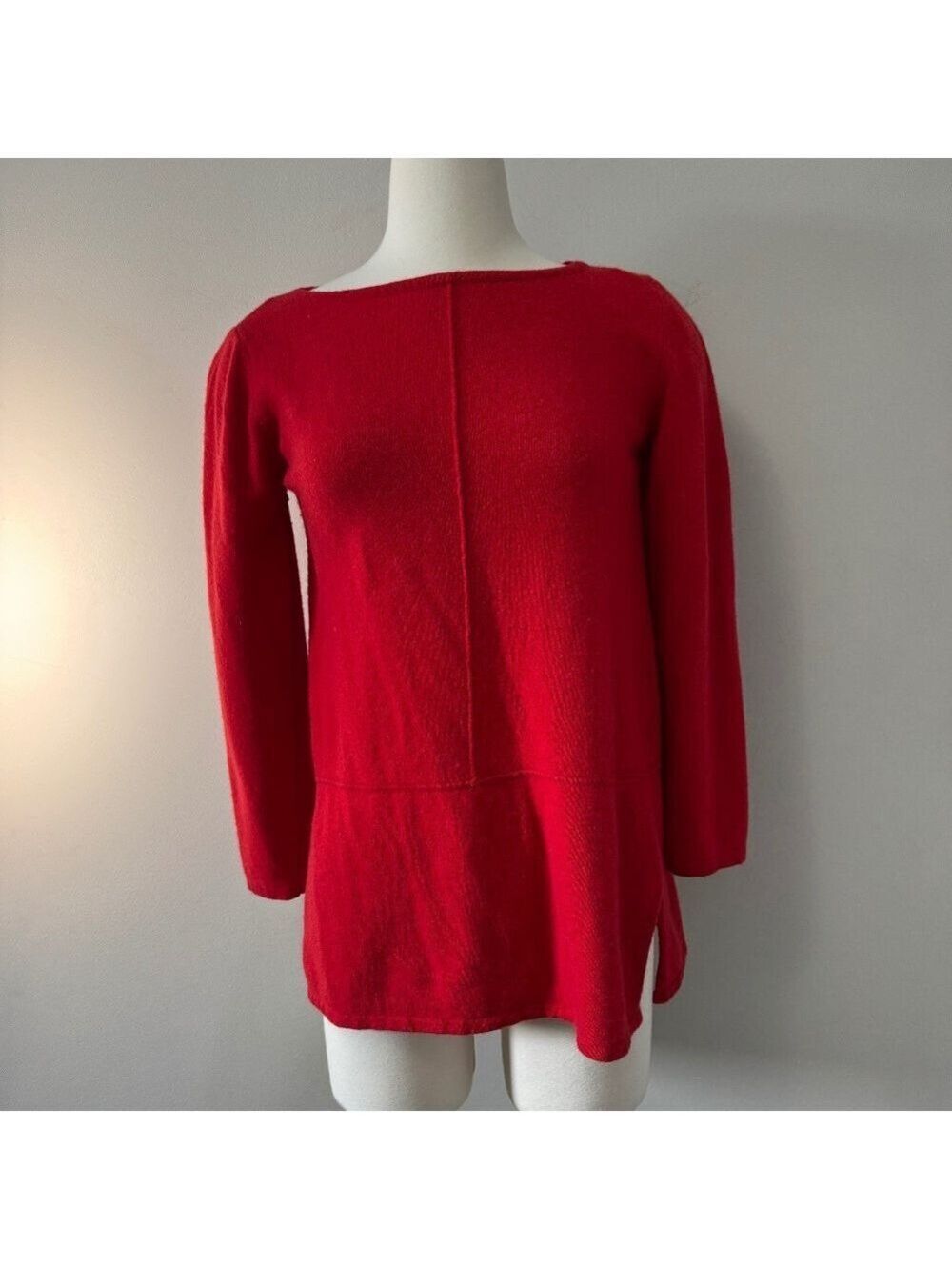 Bianco & Blu Italy  women sweater wool and cashmere Blend Large